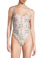 Alma Gema Oasis Floral One-Piece Swimsuit