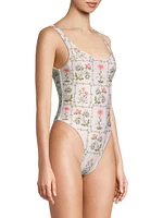 Alma Gema Oasis Floral One-Piece Swimsuit