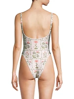 Alma Gema Oasis Floral One-Piece Swimsuit