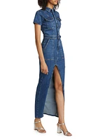 Fit For Success Denim Maxi Dress