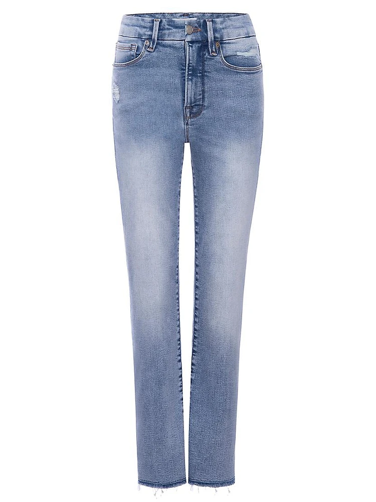 Good Legs Straight Mid-Rise Jeans