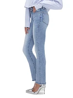 Good Legs Straight Mid-Rise Jeans