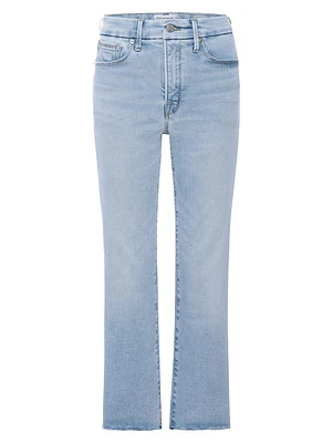 Good Legs Cropped Mini Boot-Cut Jeans