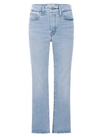 Good Legs Cropped Mini Boot-Cut Jeans