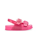 Baby Girl's, Little Girl's & Girl's Mini Melissa Cozy Buckle-Accented Sandals