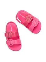 Baby Girl's, Little Girl's & Girl's Mini Melissa Cozy Buckle-Accented Sandals