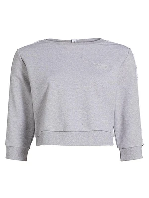 Mos Under Donna-Velmar Crewneck Crop Sweatshirt