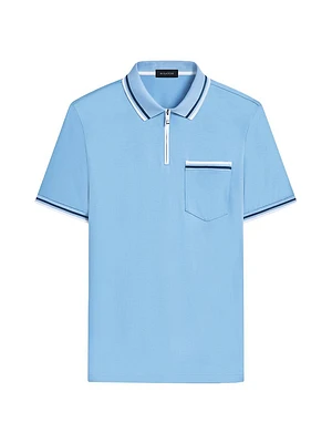 Cotton Short-Sleeve Polo Shirt