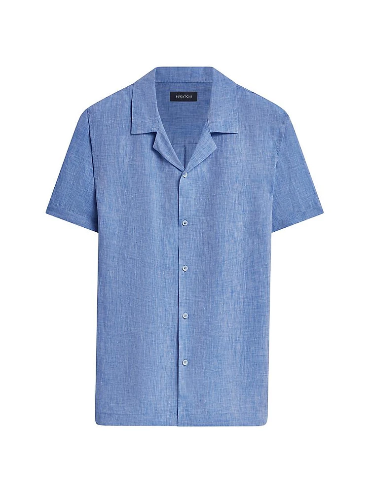 Camp Linen Short-Sleeve Shirt