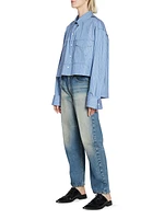 Mid-Rise Relaxed Straight-Leg Jeans