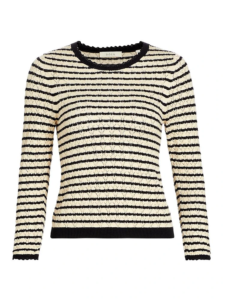 Prudence Pointelle Sweater