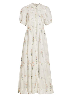 Haleigh Floral Cotton Maxi Dress