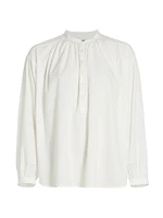 Neville Cotton Long-Sleeve Blouse