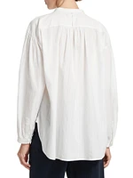 Neville Cotton Long-Sleeve Blouse