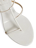 Jones 75MM T-Strap Leather Sandals