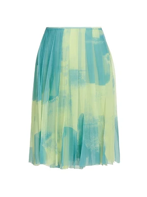 Judy Mesh Pleated Skirt