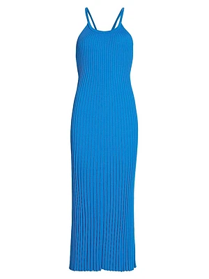 Vida Rib-Knit Midi-Dress