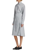 Olympia Tie-Back Shirtdress