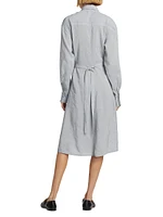 Olympia Tie-Back Shirtdress