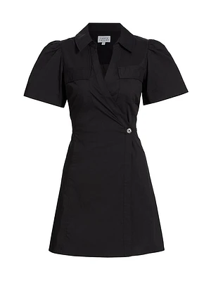 Cooper Wrap Mini Shirtdress