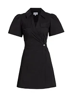 Cooper Wrap Mini Shirtdress