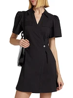 Cooper Wrap Mini Shirtdress