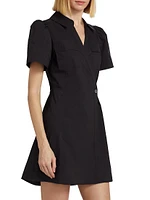 Cooper Wrap Mini Shirtdress