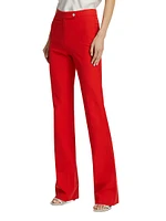 McKenna Cotton-Blend Boot-Cut Trousers