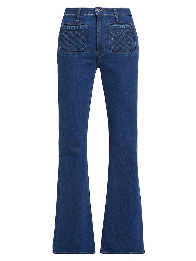 Crosby Woven Pocket Mid-Rise Jeans