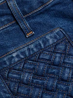 Crosby Woven Pocket Mid-Rise Jeans