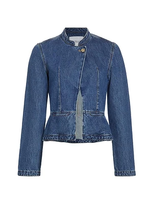 Adeline Peplum Denim Jacket