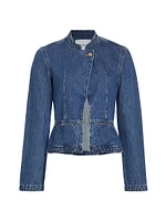 Adeline Peplum Denim Jacket