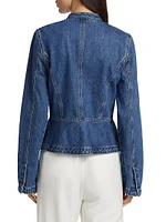 Adeline Peplum Denim Jacket