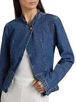 Adeline Peplum Denim Jacket