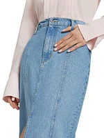 Zoe Denim Maxi Skirt