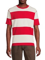 Heavy Hiking Striped Short-Sleeve T-Shirt