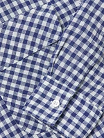 Camp Collar Gingham Check Shirt