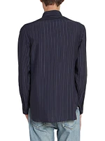 Shirt Striped Silk Crepe De Chine