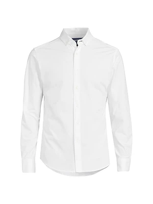 Ellis Cotton-Blend Button-Down Oxford Shirt