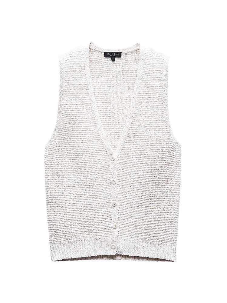 Jackie Textured Knit Vest