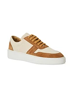 Darian Suede & Canvas Low-Top Sneakers