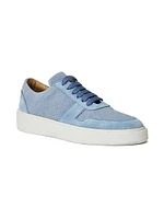 Darian Suede & Canvas Low-Top Sneakers