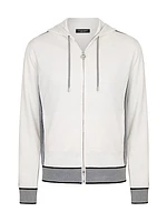 Hooded Zip Jogging Blouson