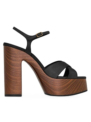 Bianca Platform Sandals Smooth Leather