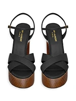 Bianca Platform Sandals Smooth Leather