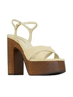 Bianca Platform Sandals Canvas