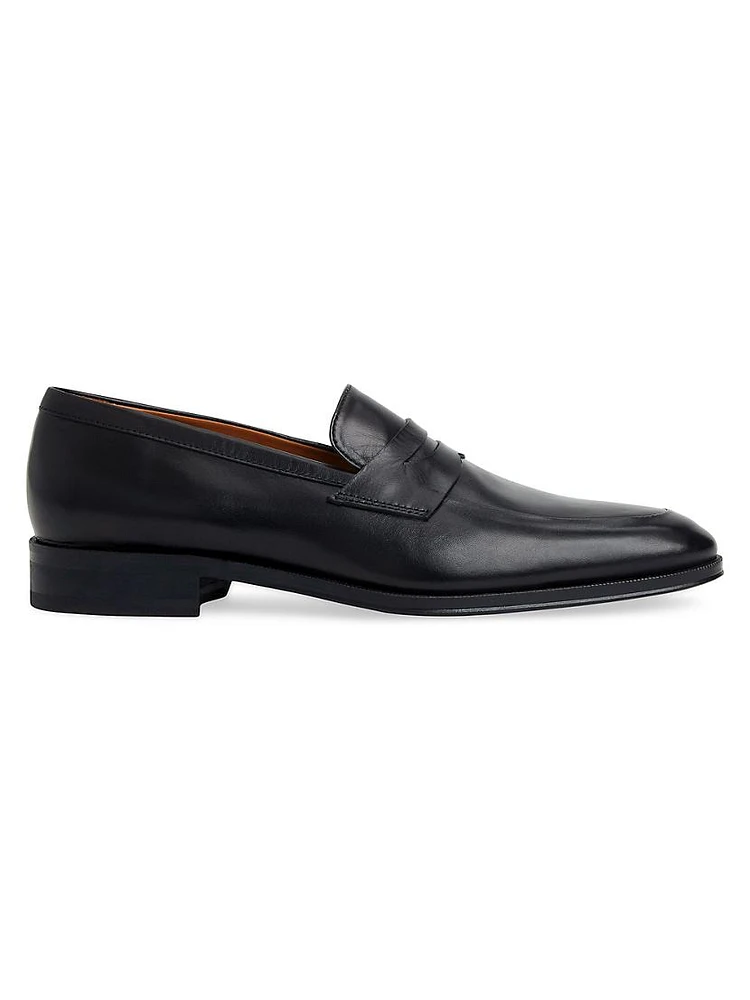 Maioco Leather Penny Loafers