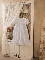 Baby Girl's, Little Girl's & Voile Lace Tea-Length Dress