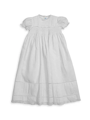 Baby Girl's Pearl Embroidery Special Occasion Gown Set