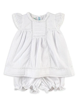 Baby Girl's Lace-Trimmed Dress